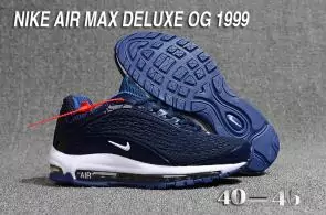 nike air max deluxe fit ebay hot 1999 blue white